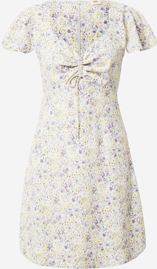 LEVI'S ® Obleka 'Skylar Flutter Dress' | rjava / svetlo rumena / pastelno zelena / svetlo oranžna / bela barva, Prikaz izdelka