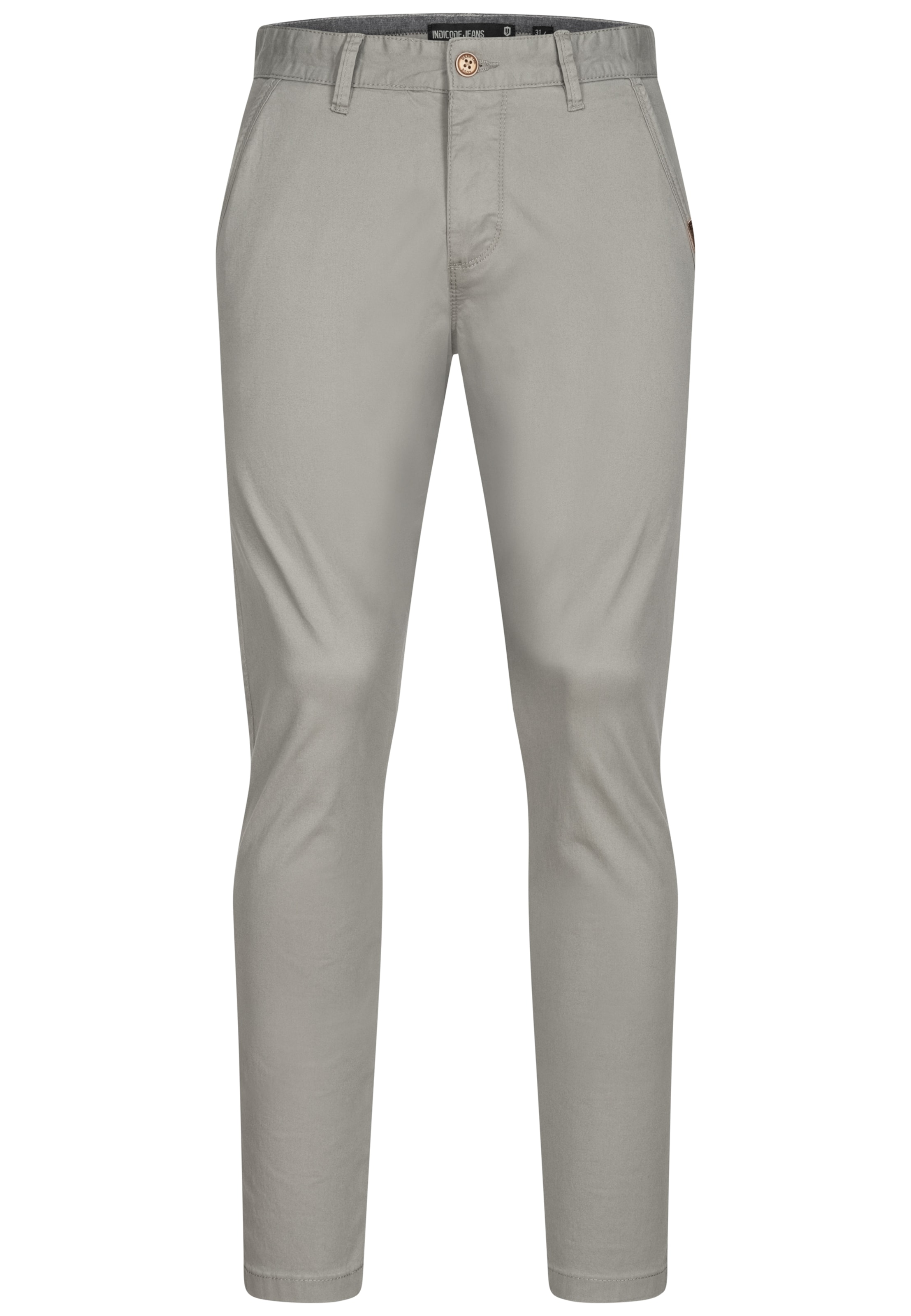 INDICODE JEANS Chino trousers 'Cherry' in 29/32 in Grey, Item view