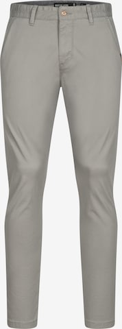 INDICODE JEANS Regular Chino Pants 'Cherry' in Grey: front