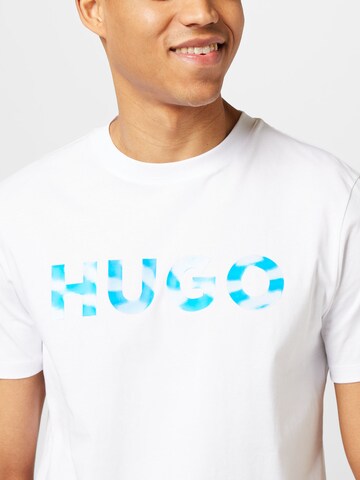 Tricou 'Dulivio' de la HUGO Red pe alb