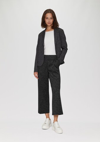 s.Oliver Wide Leg Hose in Schwarz
