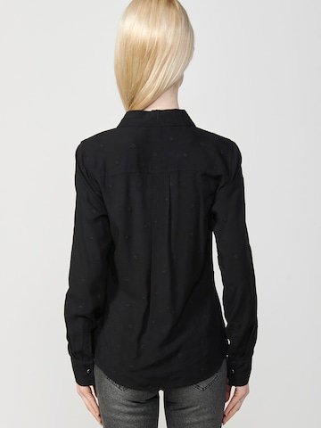 KOROSHI Blouse in Zwart