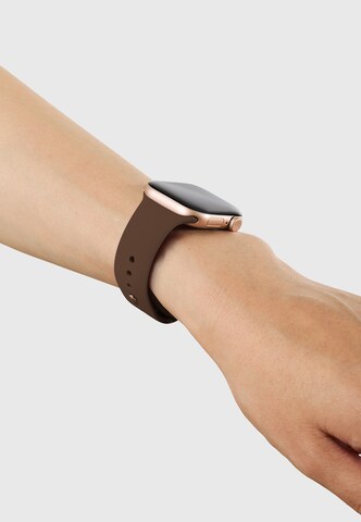 Montre digitale iDeal of Sweden en marron : devant