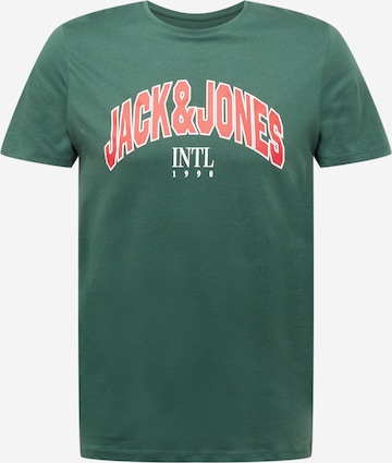 JACK & JONES T-Shirt 'CIRCLE' in Grün: predná strana