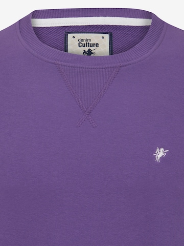 Sweat-shirt 'Nicholas' DENIM CULTURE en violet