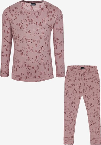 Pyjama Bruuns Bazaar Kids en rose : devant