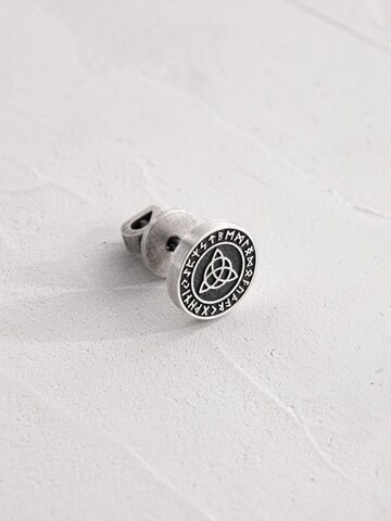 REYTEL Earring 'TRIQUETRA. RUNES' in Silver