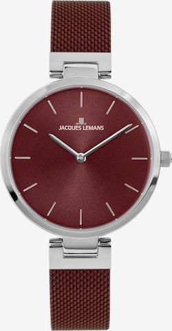 Jacques Lemans Uhr in Rot: predná strana