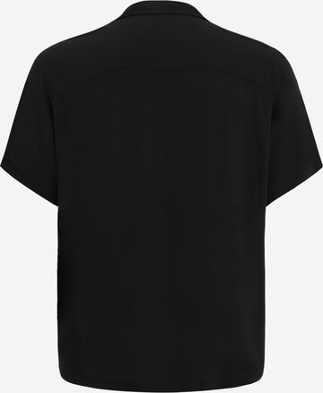 Jack & Jones Plus - Ajuste confortable Camisa 'JEFF' en negro