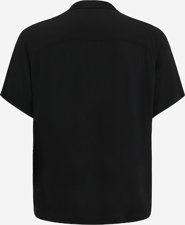 Jack & Jones Plus Comfort fit Button Up Shirt 'JEFF' in Black