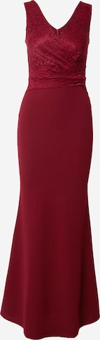 WAL G. - Vestido de noche 'BONNIE' en rojo: frente