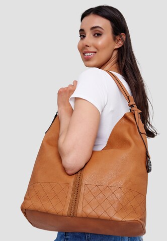 HARPA Handbag in Brown