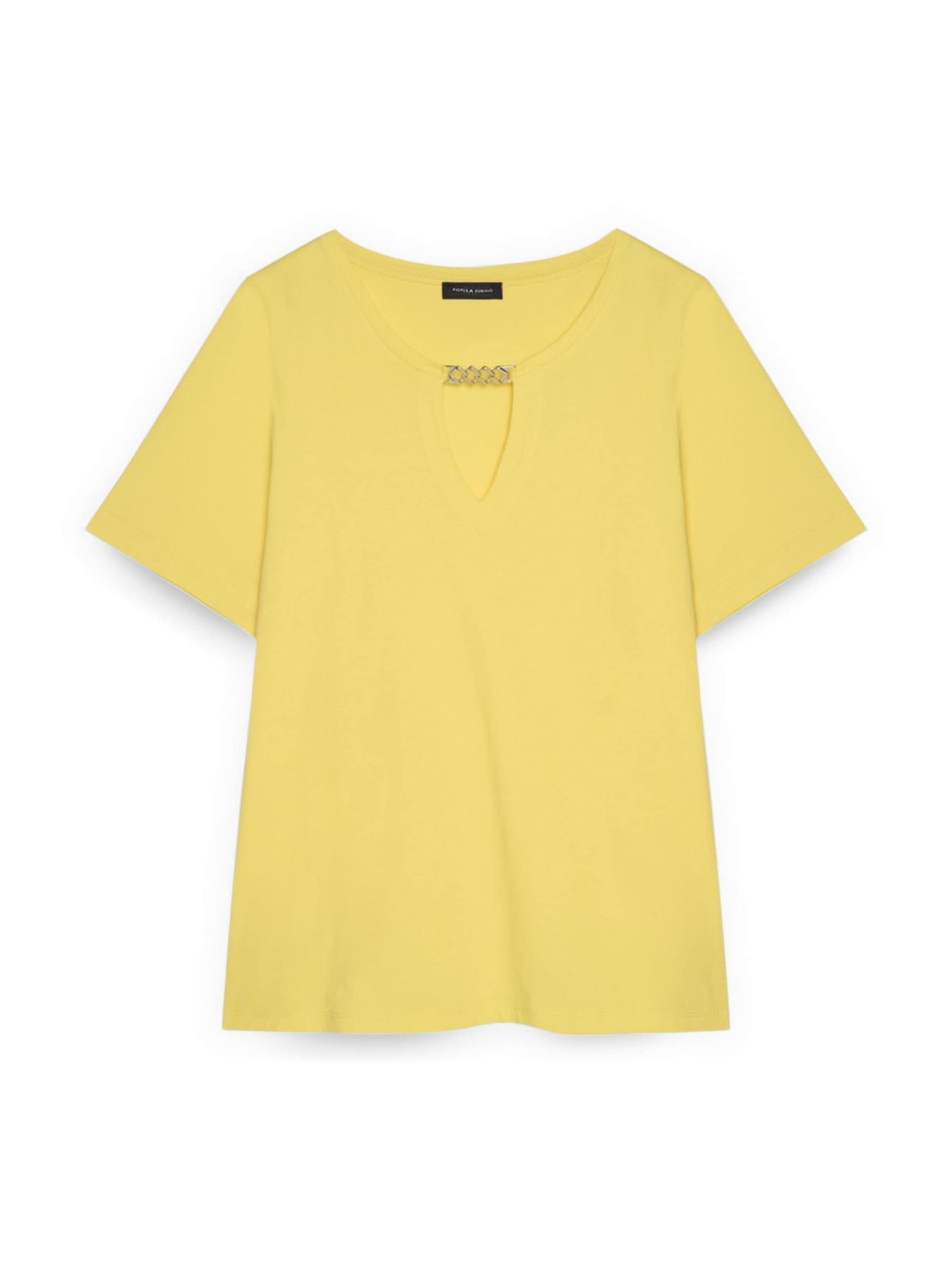 Maglietta di Fiorella Rubino in giallo: frontale