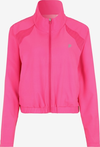 FILA Athletic Jacket 'ROVERETO' in Pink: front