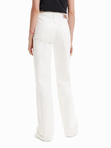 Desigual Wide leg Jeans 'Panther' in White