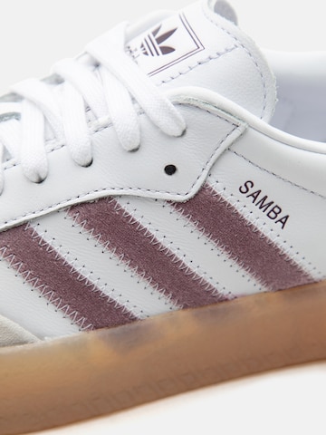 Baskets basses 'Samba' ADIDAS ORIGINALS en blanc