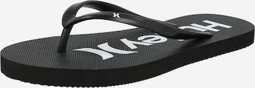 Hurley Beach & Pool Shoes in Black: front