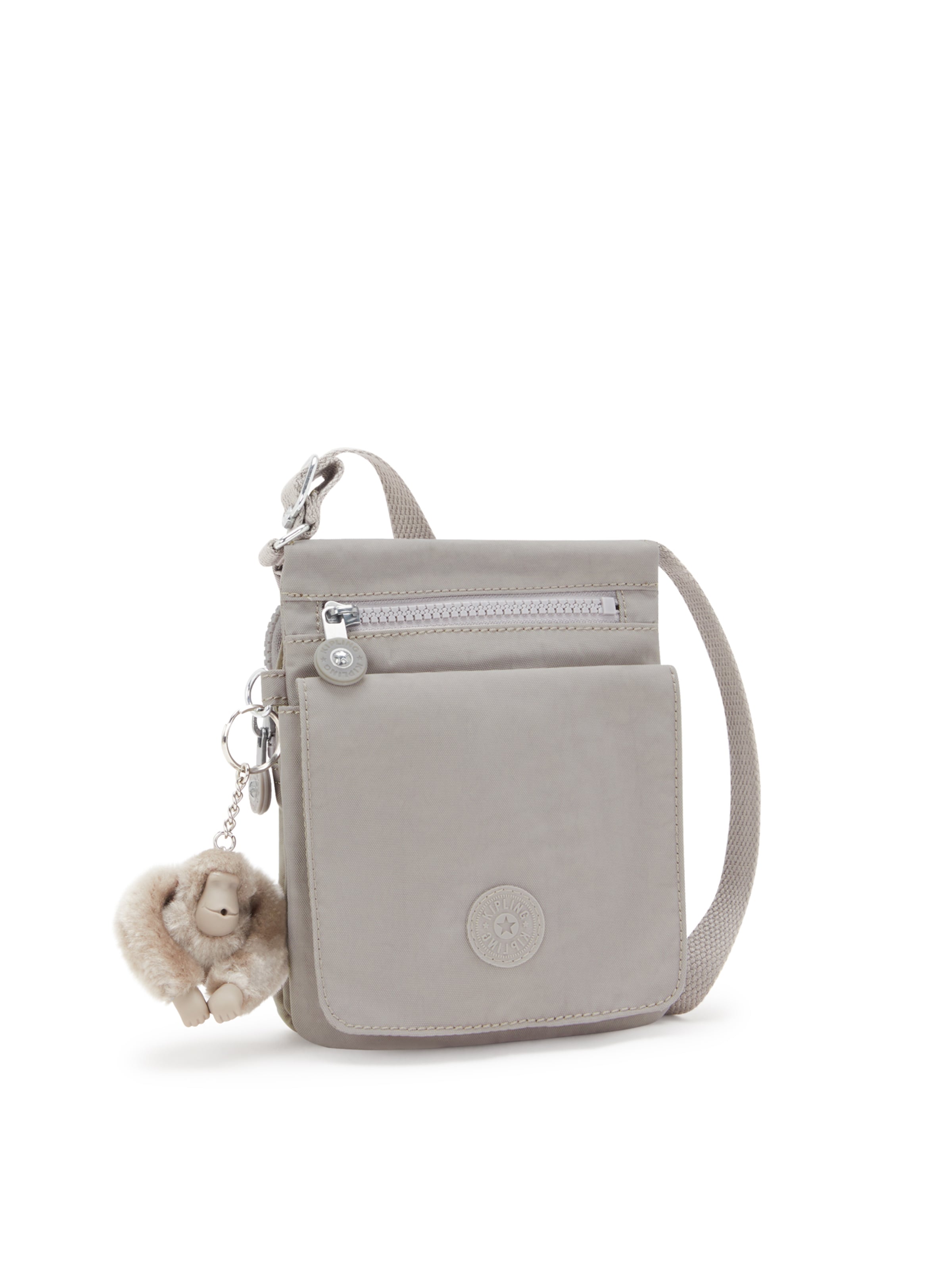 Borsa a tracolla 'New Eldorado' di KIPLING in grigio