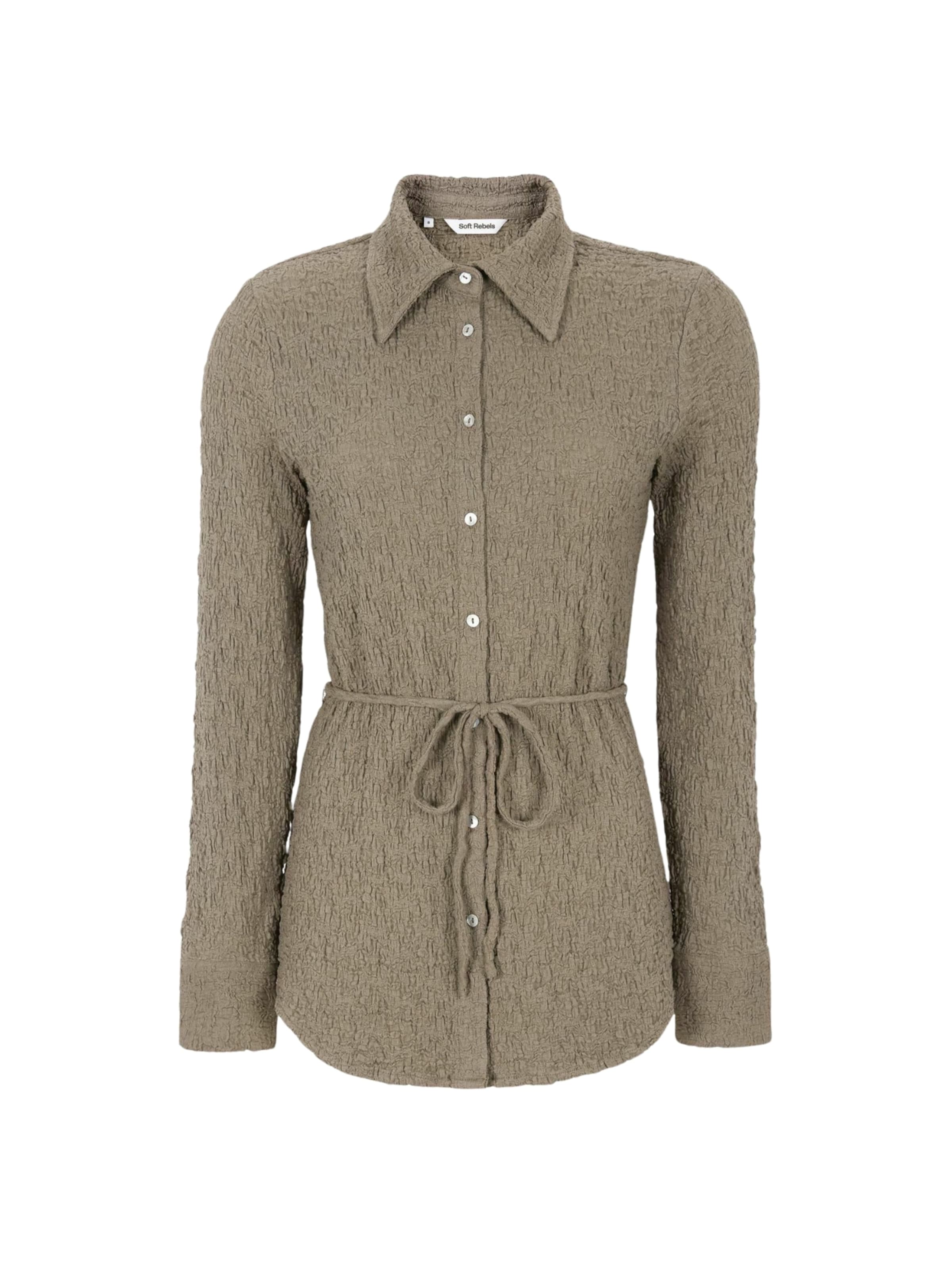 Soft Rebels Shirt ' SRBallina ' in Beige: front