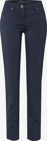 TONI Slimfit Broek in Blauw: voorkant