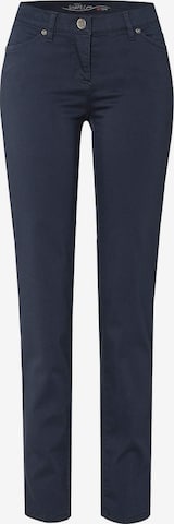 TONI Slimfit Broek in Blauw: voorkant