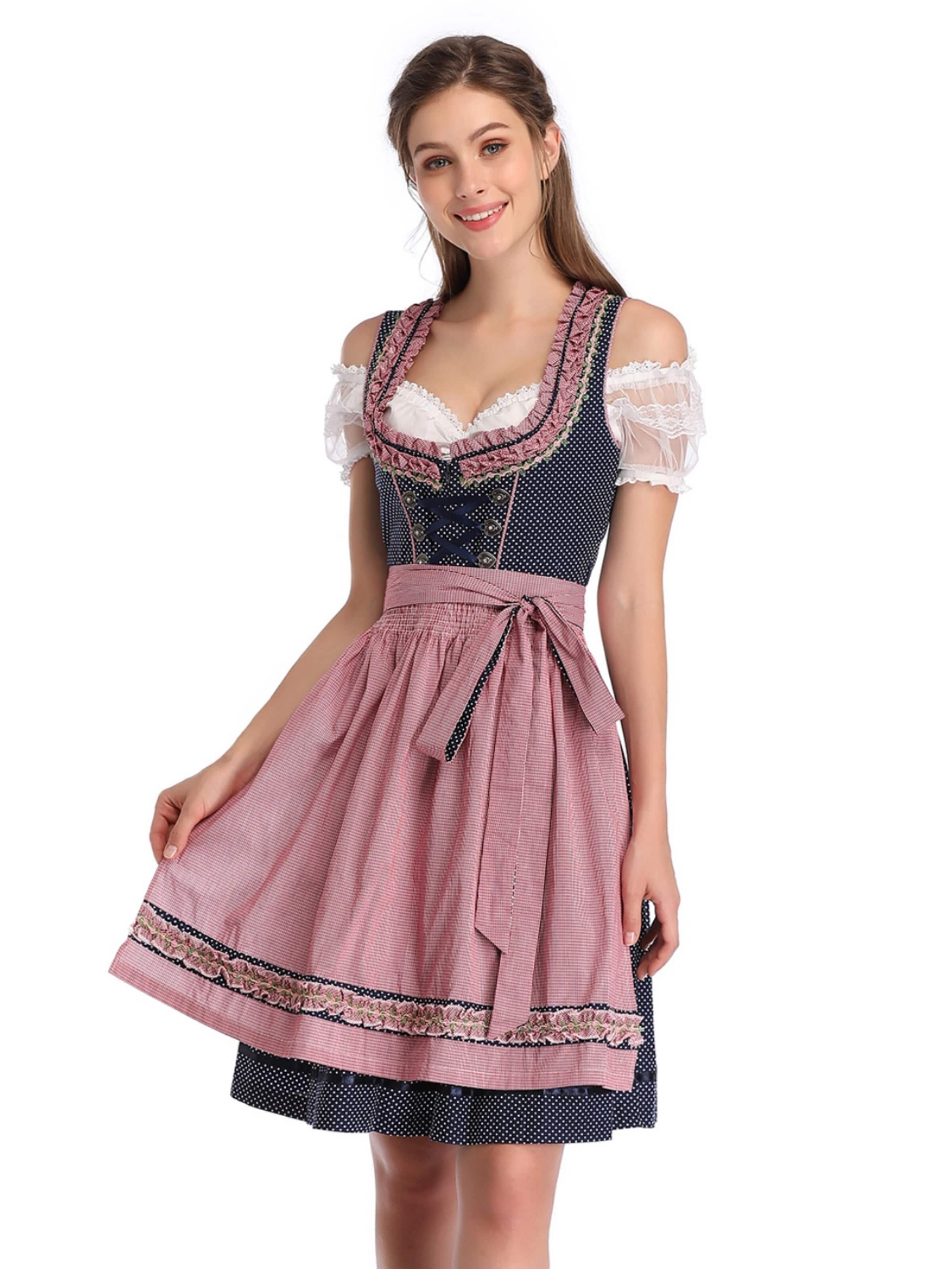Yesfashion Dirndl‌‌ in Blau