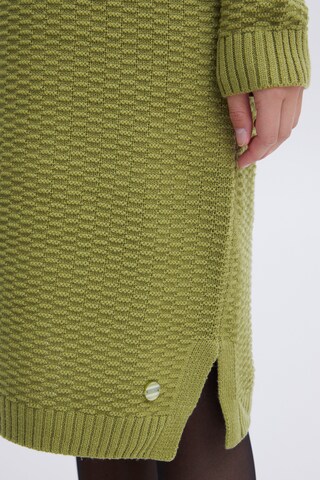 Oxmo Knitted dress 'MILIKA' in Green