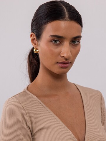 PURELEI Ohrringe 'Bold' in Gold: Vorderseite