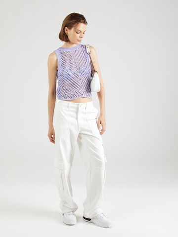Noisy may Knitted Top 'NMSALLY' in Purple
