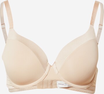 Invisible Soutien-gorge 'Dahlia' Lindex en beige : devant