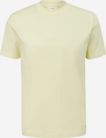 s.Oliver BLACK LABEL Shirt in Yellow: front
