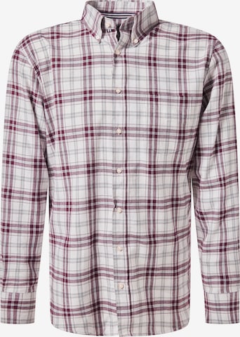 PIERRE CARDIN Overhemd in Rood: voorkant