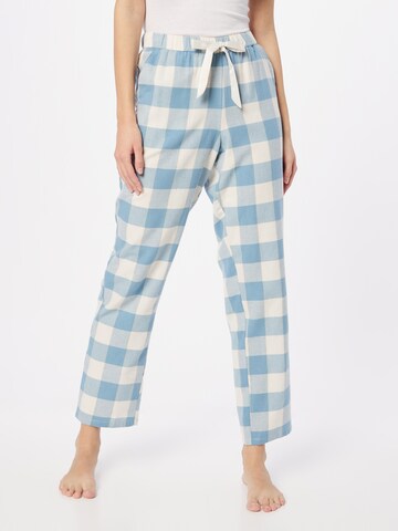 Hunkemöller Pajama Pants in Blue: front