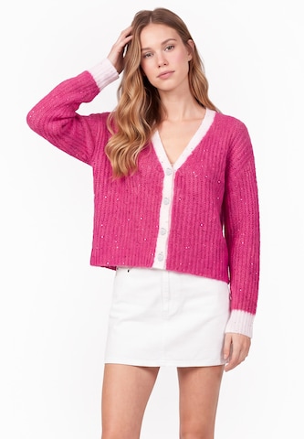 MYMO - Casaco de malha em rosa: frente