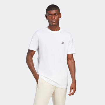 T-Shirt 'Trefoil Essentials' ADIDAS ORIGINALS en blanc : devant