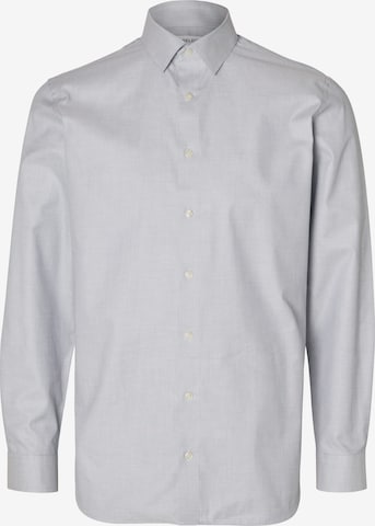 SELECTED HOMME Button Up Shirt 'Ethan' in Blue: front