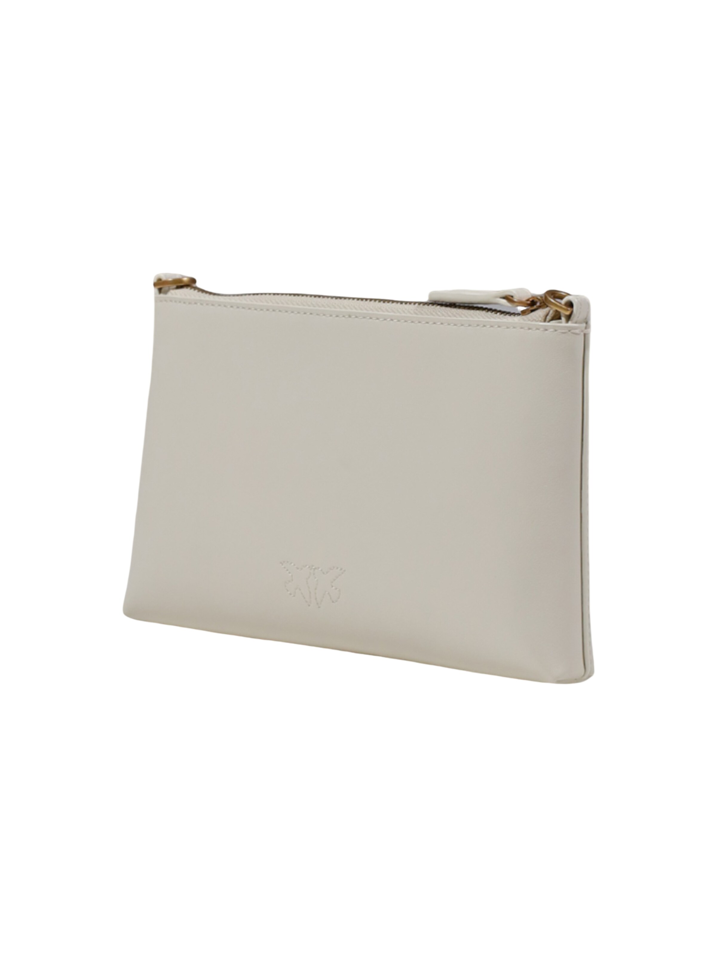 PINKO - Bolso saco 'FLAT HORIZONTAL MINI VITELLO 104277 A0F1' en blanco