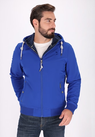 Schmuddelwedda - Chaqueta funcional en azul: frente