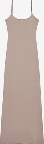 Bershka Dress in Beige: front