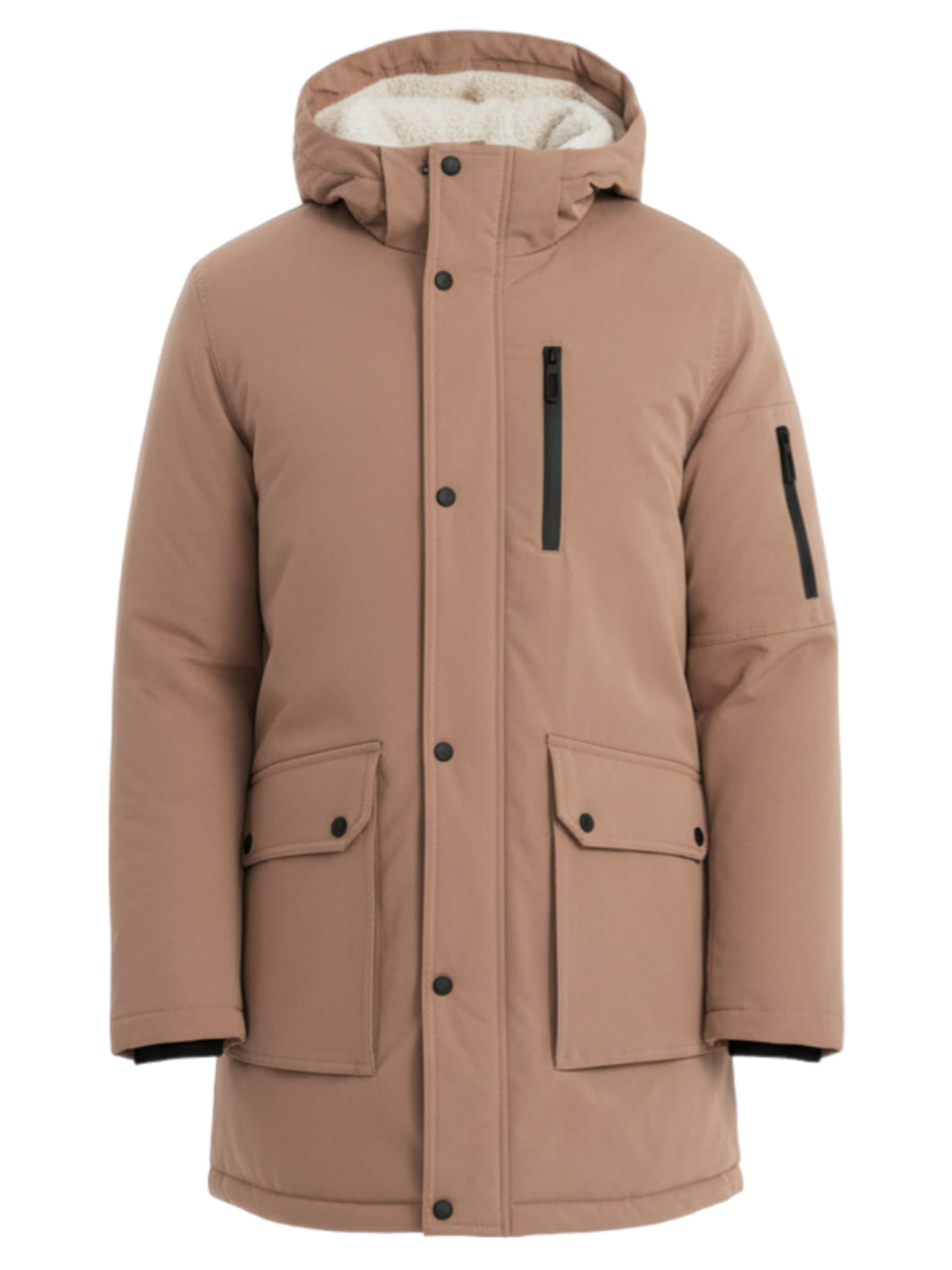 Ombre Winter parka in Brown: front