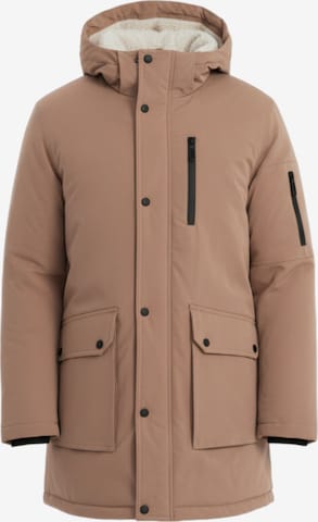 Ombre Winter parka in Brown: front