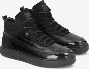 Kazar High-Top Sneakers in Black