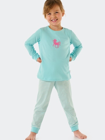 SCHIESSER Pajamas in Blue: front