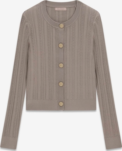 GUESS Adīta jaka 'Carmen' pieejams XS, krāsa - tumši bēšs, Preces skats