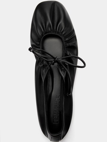 Ballerines à lanières Pull&Bear en noir