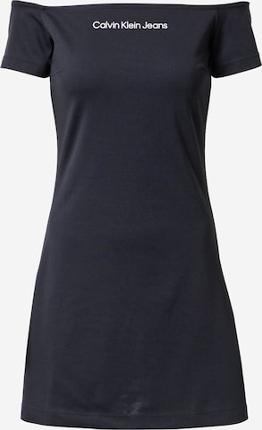 Calvin Klein Jeans Dress in Black: front