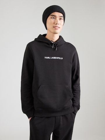 Karl Lagerfeld Bluzka sportowa w kolorze czarny: przód
