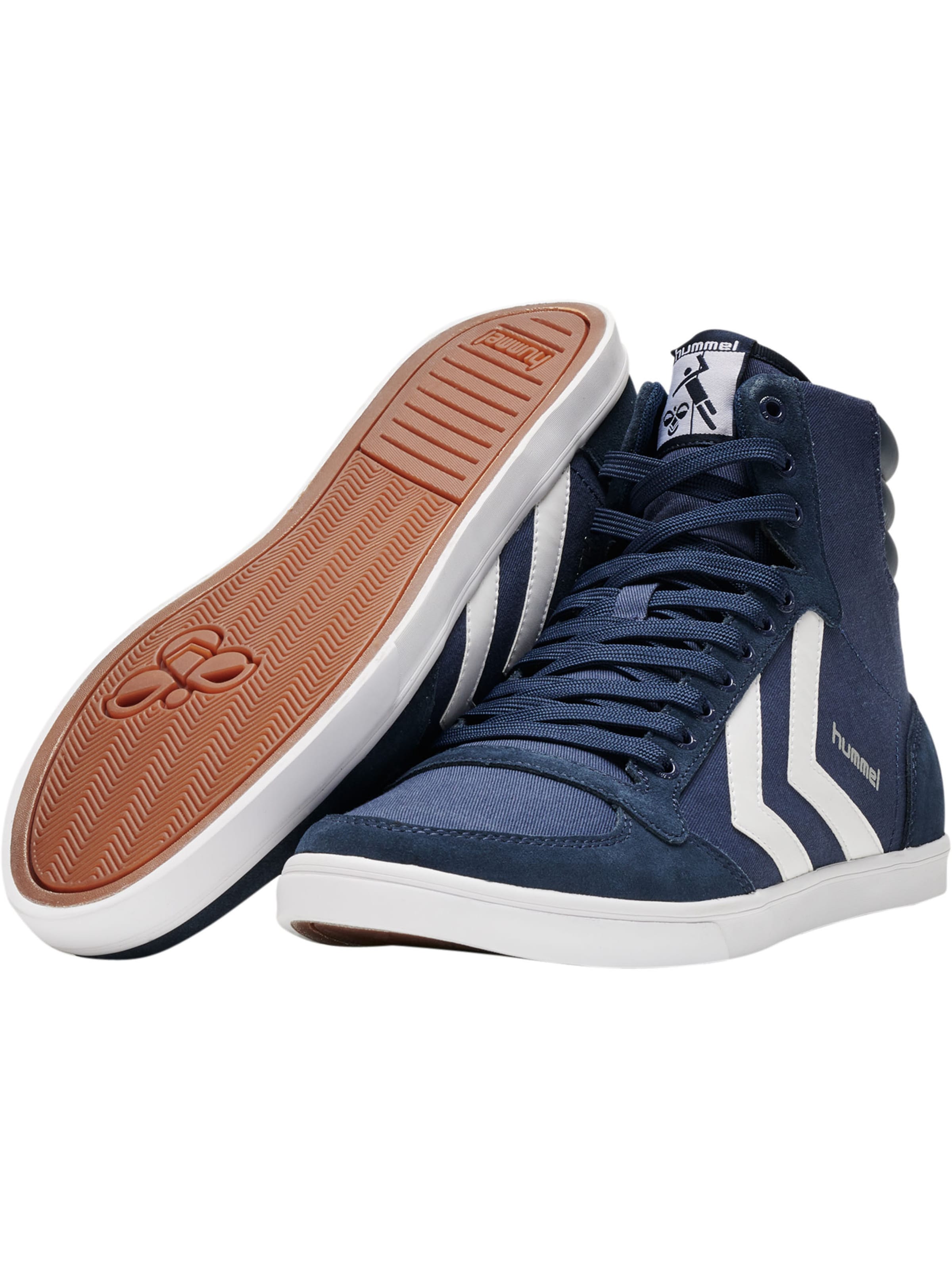 Hummel Низкие кроссовки 'Slimmer Stadil' в Синий