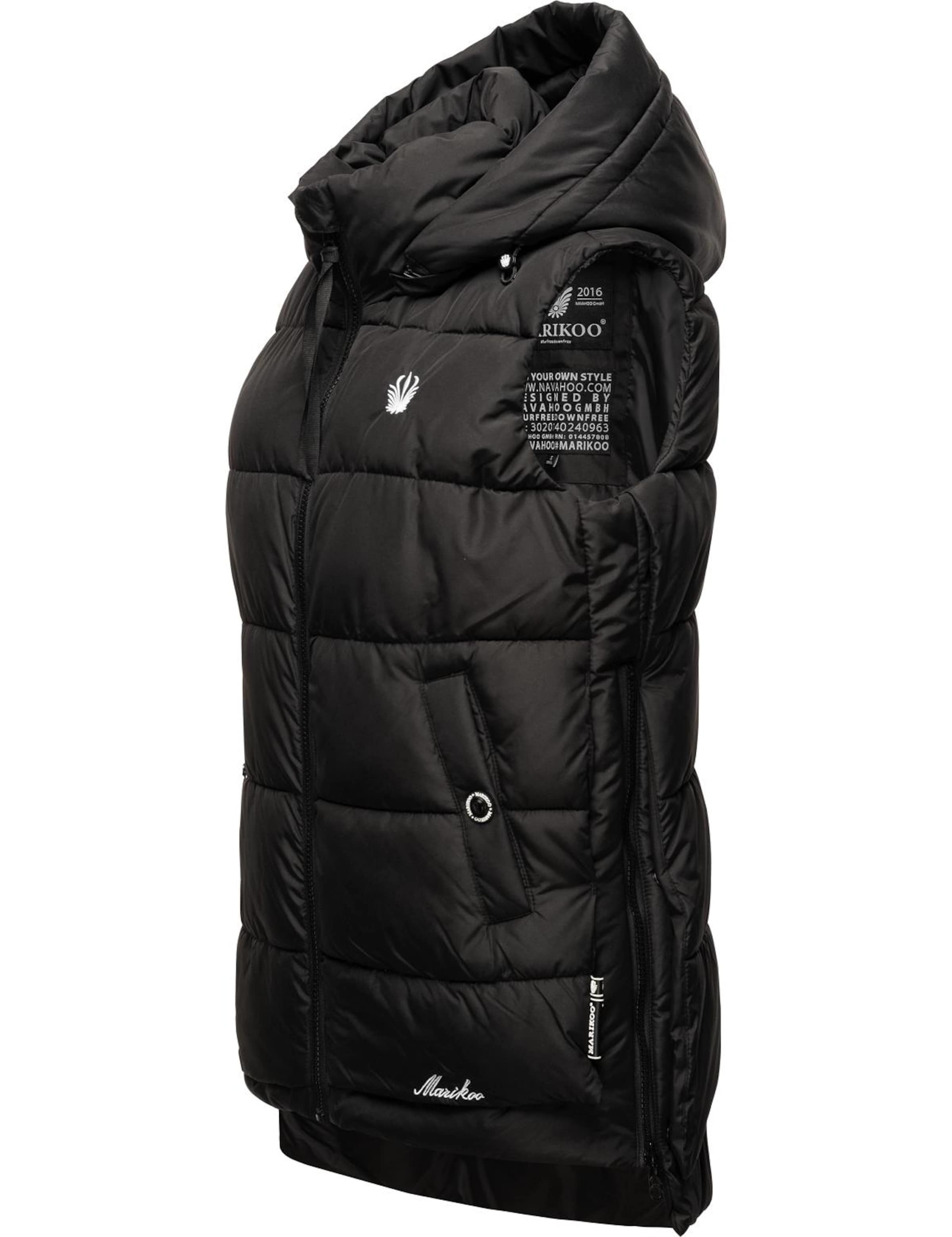 MARIKOO Liivi 'Zarinaa' värissä musta