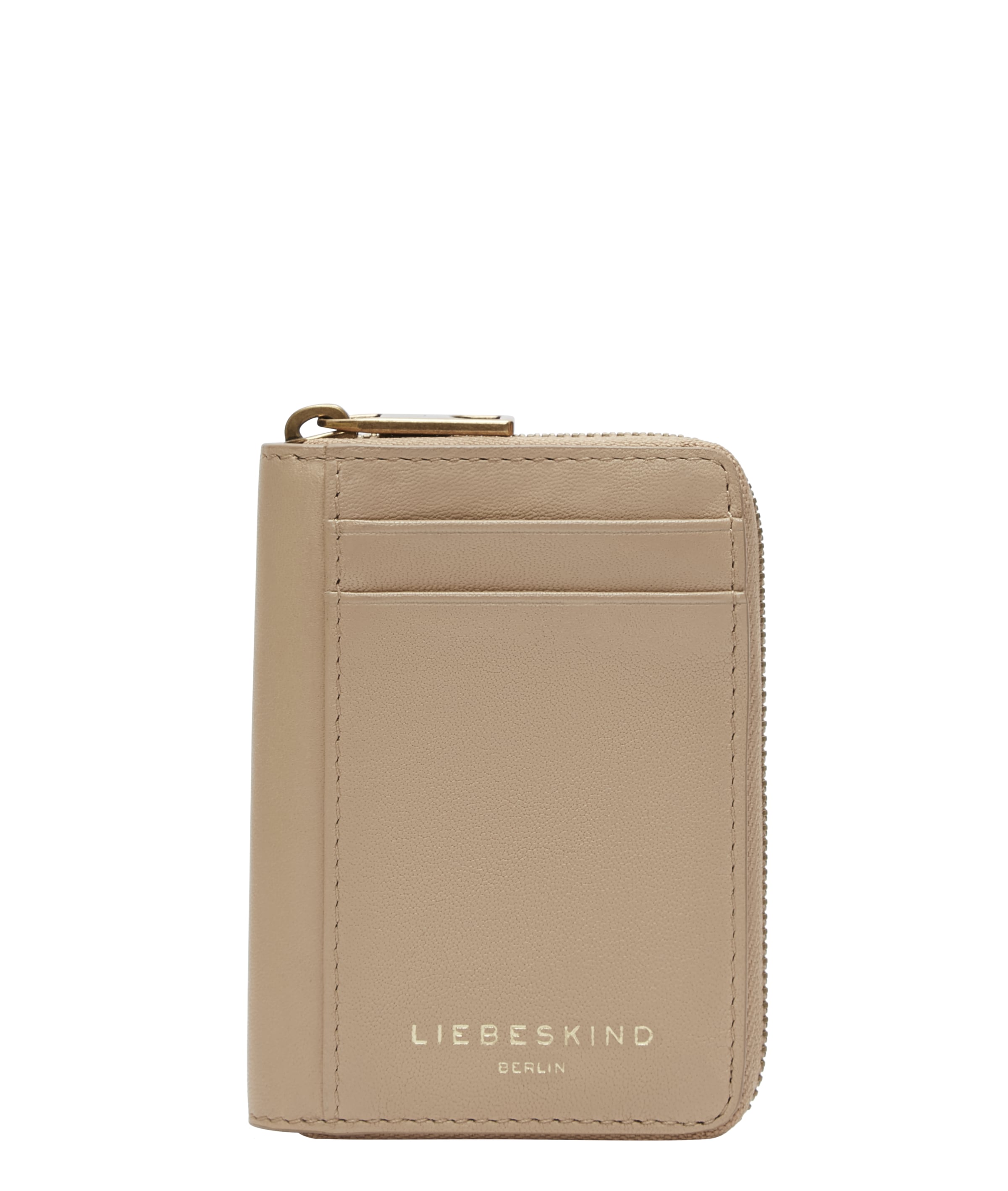 Liebeskind Berlin Portemonnee in Beige: voorkant